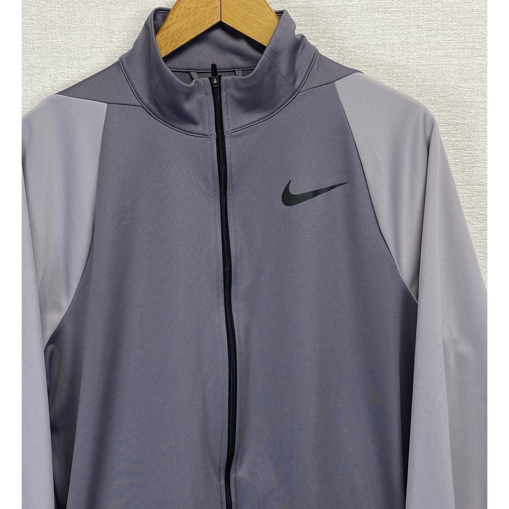 Nike Dry-Fit Gunsmoke/Grey/Black Training‎ Jacket (928026-036) Mens Sz M (Read)